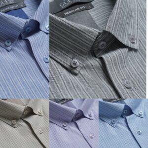 پیراهن راه راه درشت guess کد ۲۲۹۸ پارچه ترک