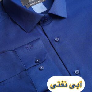 پیراهن آبی نفتی GUESS پارچه فلورا ترک کد 47487 W