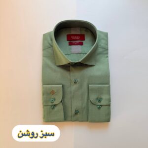 پیراهن سبز روشن GUESS پارچه فلورا ترک کد 47487 W