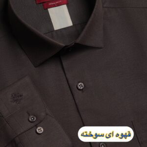 پیراهن قهوه ای سوخته GUESS پارچه فلورا ترک کد 47487 W